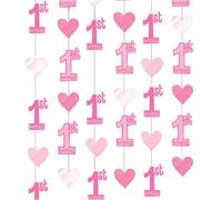 Amscan Décoration à suspendre 1er anniversaire SG5288 (taille unique) (rose)