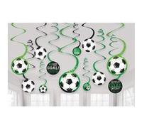 Amscan décoration de fête Tourbillon Goal Getter12 pièces Groen G