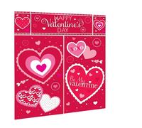 Amscan - Décoration murale "Scene Setters", Saint-Valentin SG30752 (taille unique) (Rouge/rose/blanc)