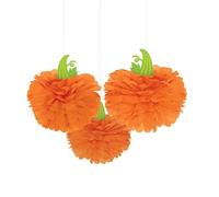 Amscan Décorations à Suspendre en Papier Motif citrouilles