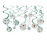 amscan- Décorations de fête à Suspendre en Papier Motif Koala, 10136633