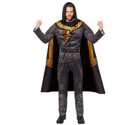 amscan - Déguisement adulte sous licence officielle DC Comics Black Adam pour homme Taille M - XL, Noir, XL