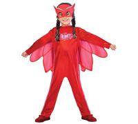 Amscan Déguisement enfant Bibou Pyjamasques 5-6 ans Rouge