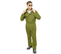 Amscan Deguisement Combinaison DE Pilote, Vert