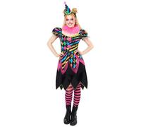 amscan - Déguisement de clown d'horreur pour femme - Taille : 36-48