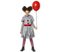 Amscan Déguisement de clown pour enfant - 9914924 - Costume d'Halloween - Cirque horreur - Pour filles (10-12 ans)