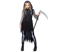 amscan - Déguisement de faucheuse d'Halloween pour femme Taille 36-46