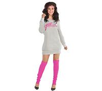 amscan Déguisement de Flashdance sous licence officielle Paramount pour femme, rose/gris, 8-10