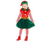 amscan Déguisement d'elfe de Noël pour enfant (3-4 ans) - 9912312