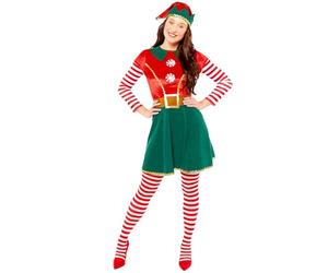 amscan Déguisement d'elfe de Noël pour femme