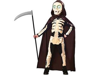 Amscan Déguisement Enfant Garçon La Mort en Squelette Faucheuse Halloween