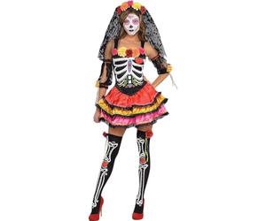 Amscan Deguisement Femme Day of The Dead Señorita - Taille M