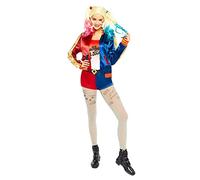 Amscan - Déguisement Harley Quinn du film Suicide Squad pour femme sous licence officielle Warner Bros DC Comics (taille 36-38) - 9906157
