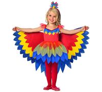 Déguisement Perroquet Fille Multicolore