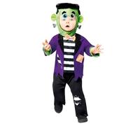amscan Déguisement Lil Frankie Little Frankenstein pour enfant - Pour Halloween (3-4 ans) - 9914739