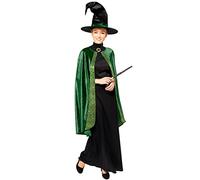 Amscan Déguisement officiel Harry Potter Professeur McGonagall pour femme Noir/Vert