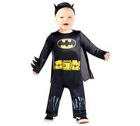 amscan Déguisement officiel Warner Bros Batman Dark Knight pour enfant (6-12 mois) 9909316, Noir