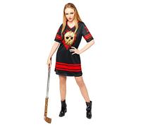 amscan DÉGUISEMENT Robe Jason Femme - Se Déguiser, Cosplay pour : Halloween - Thème(s) : Célébrité - Taille M/L