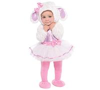 Amscan Déguisement Petit Agneau Bébé Rose 12-18 mois