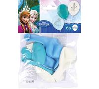 Amscan ballons congelés 23 cm 6 pièces blanc / vert / bleu Blauw