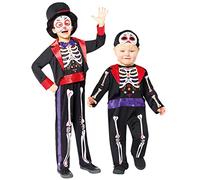 amscan Dotd Costume d'Halloween pour garçon Motif Jour des morts 4-6 ans