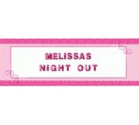 Amscan - Drapeau "Girls Night Out" SG38501 (taille unique) (Rose)