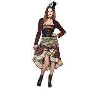 amscan Ensemble de 2 Costumes Steampunk pour Femme Taille 42-44