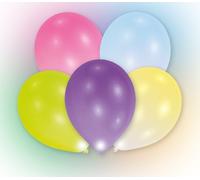 Amscan Europe Gmbh 5 Ballons Latex Led Coloris Assortis