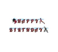 Amscan Europe Gmbh Guirlande Lettre " Happy Birthday" "Miraculous Multicolore