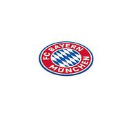 Amscan Dessous de verre en papier FC Bayern München 9906510 – Lot 12, Ø 10,7 cm, Rouge