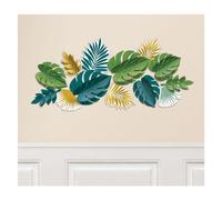 Amscan - Feuilles - Décoration "Key West" Pack de 13 - Papier, plastique SG22928 (Taille unique) (Vert)