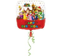 AMSCAN Fol.-Bal. Standard Mario Bros Happy 0 0 0