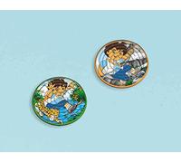 amscan Fun Go, Diego, Go! Maze Games Birthday Party Favor (6 Piece), 2-3/4", Multi
