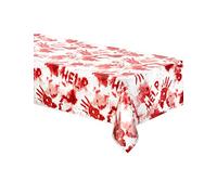 amscan Generique 570013-55 570013-55 Bloody Good Time Nappe en Plastique pour Halloween, fête d'horreur 140 x 243 cm