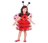 amscan - Girls Ladybird Fancy Dress Costume