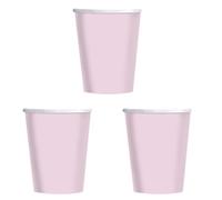 amscan-Gobelets en papier rose clair, 9915403-201-66 (Lot de 3)