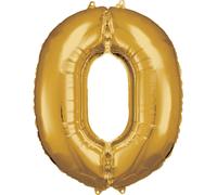 AMSCAN Grand nombre 0 Folienballon N3 0