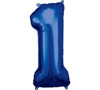 Amscan Grand nombre 1 bleu 0 0 STK