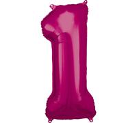 Amscan Grand nombre 1 rose 0 0 STK