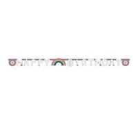 Amscan guirlande Happy Birthday Peppa Pig Purple 170 cm Paars