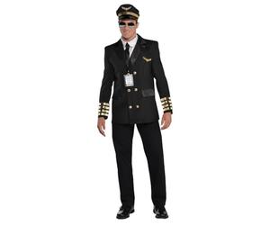 Amscan Habillez 846925-55 Captain Wingman - Medium, Noir, pour hommes