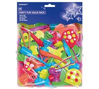 Amscan - INT397212 - Farce et Attrape - Favor Party - 6 Modèles Différents - 48 Mini Jouets