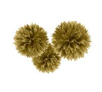Amscan International 18055-19-55 Doré 40 cm Fluffy Pom Pom kit de décoration