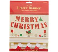 Amscan International 210279 3,65 m Joyeux Noël Lettre Bannière