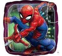 Generique Ballon aluminium Spiderman carré 43 cm décoration anniversaire enfant