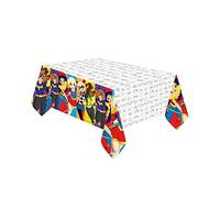 Amscan International 571609 1,37 x 2,43 m DC Super Héros Filles Housse de Table en Plastique