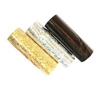 Amscan Serpentins Golden Wishes Or/Argent/Noir métallisé – Lot de 18 (3 rouleaux)