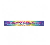 Amscan International Banderole d'anniversaire 21 Ans