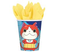 Amscan International Gobelets en Carton 581740 avec Motif Yokai Watch, 266 ML
