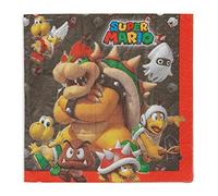 Amscan International Serviettes en Papier Motif Super Mario 511554 33 cm